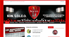 Desktop Screenshot of ksoleo.be